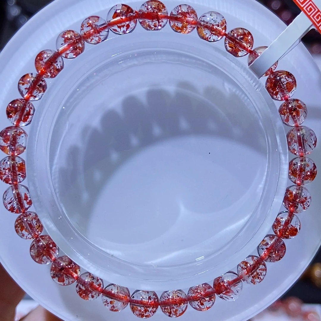 未镶嵌手链水晶金草莓5.5