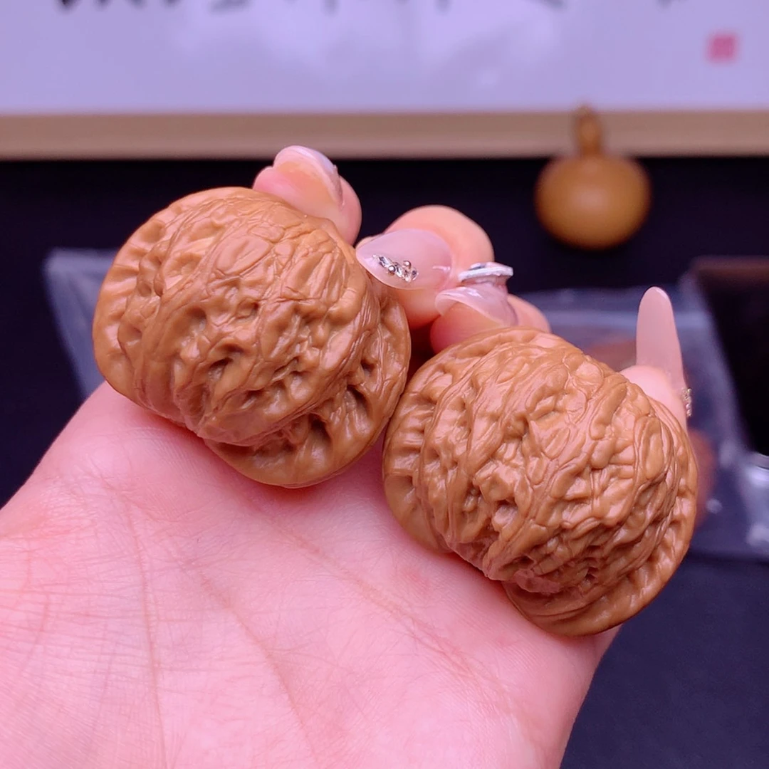 【闪购商品】文玩核桃把件t**t战鼓37微修