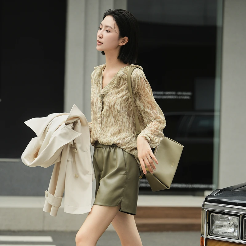 【上新款】XK321015B294-XG雪歌秋新款衬衫