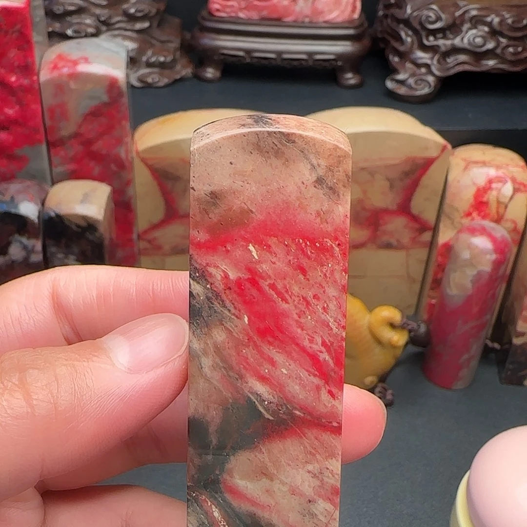 昌化石昌化鸡血石印章