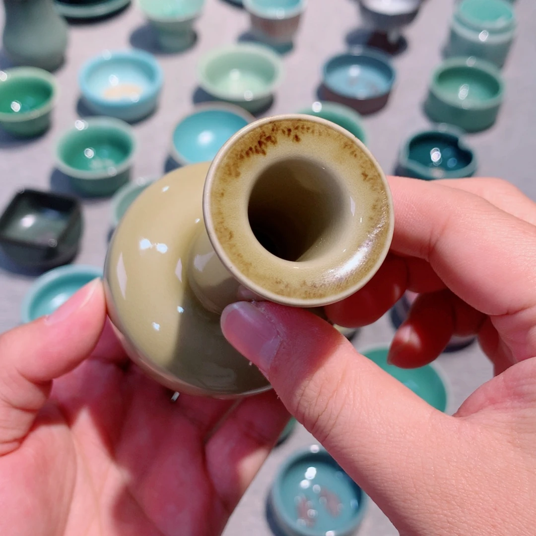 应***…龙泉青瓷茶具杯子