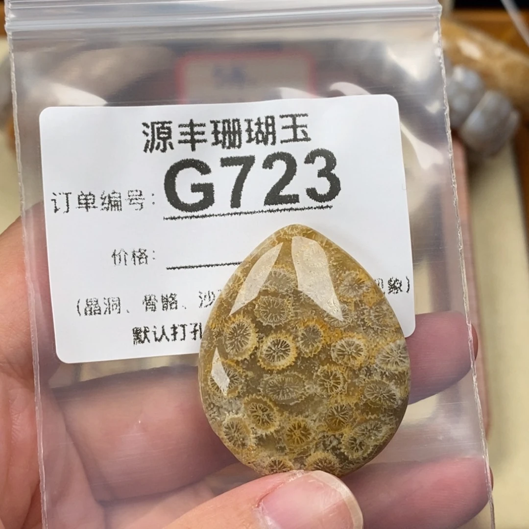 硅化玉颈饰未镶嵌小*畔