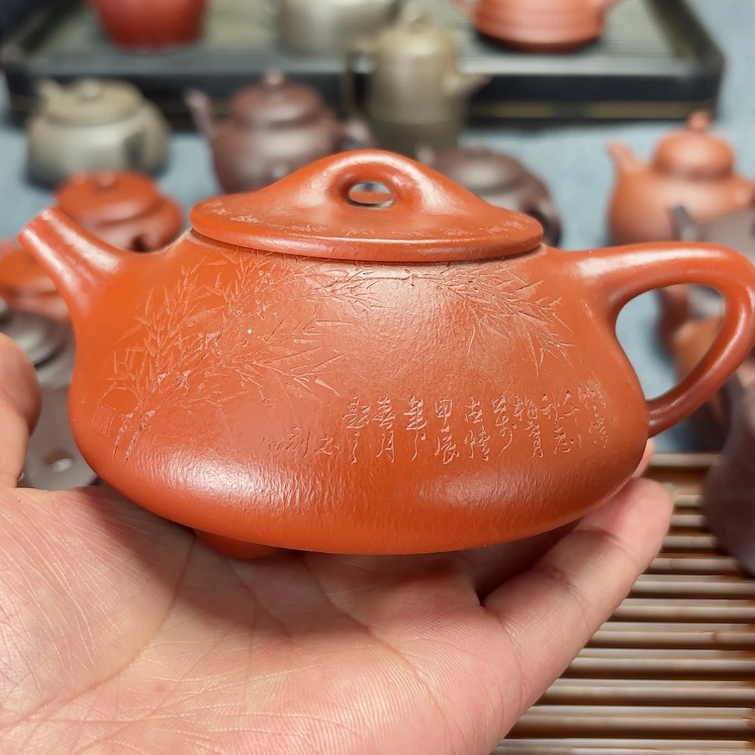 紫砂茶壶大*初全手工景舟