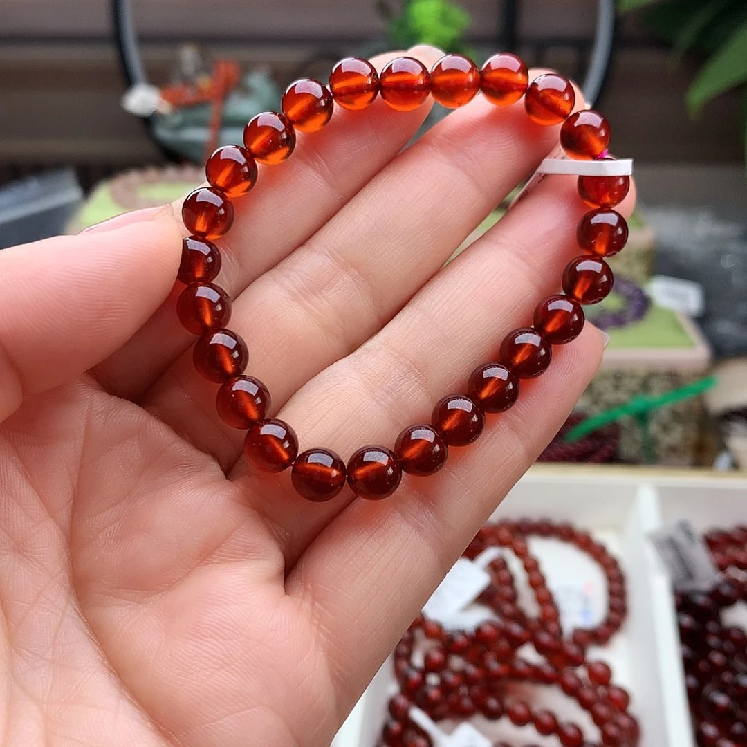 未镶嵌石榴石手串手串7.3