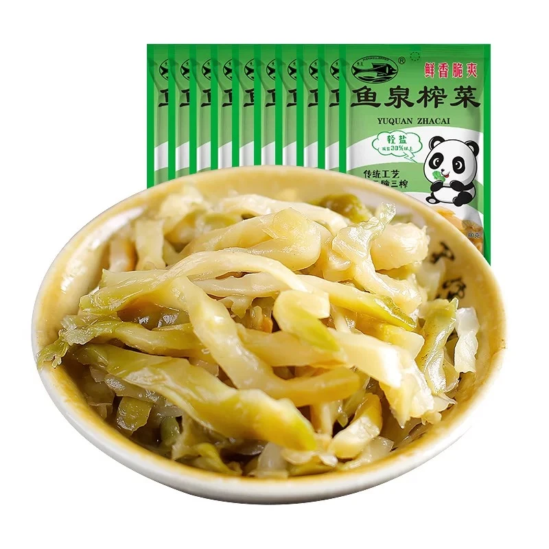 鱼泉榨菜（脆香）80g*22