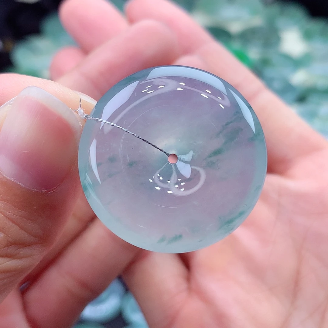 颈饰未镶嵌翡翠编号98尺寸29.6-7.8