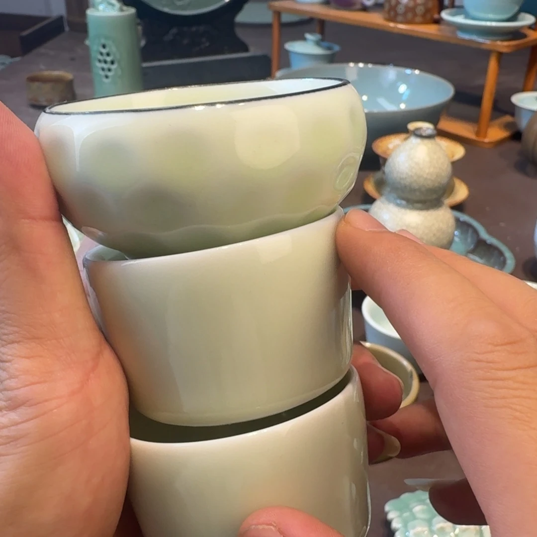 青瓷茶具微瑕系列