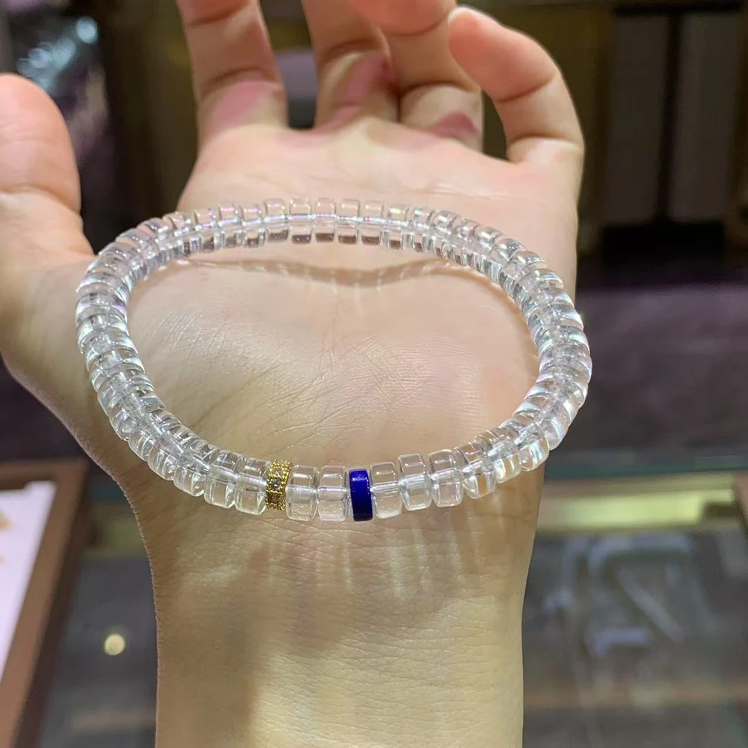 泡面珠宝 白水晶手串 PM72913 6mm+ 多样性发一