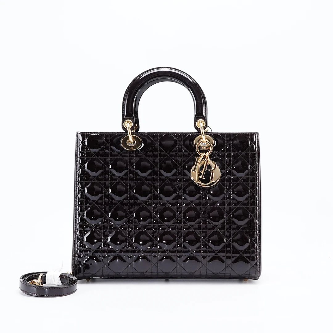 95新 DIOR/迪奥 【白菜】Dior 戴妃七格包车厘子色/BG23005887