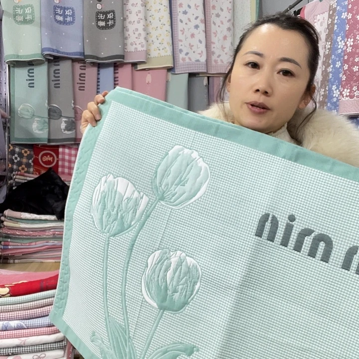 棉特价促销绿色郁金香