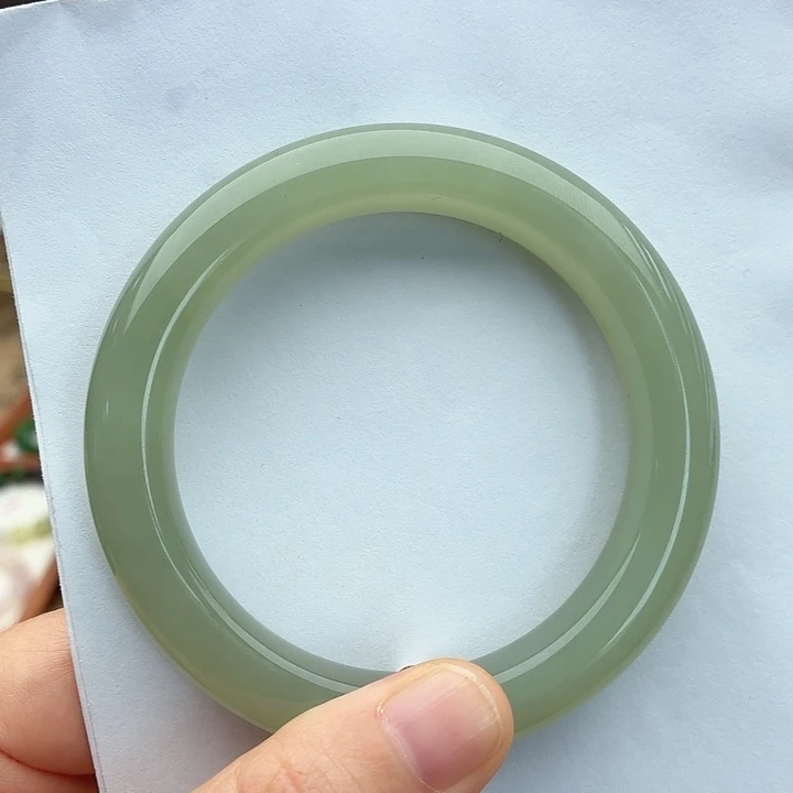 和田玉未镶嵌手镯55