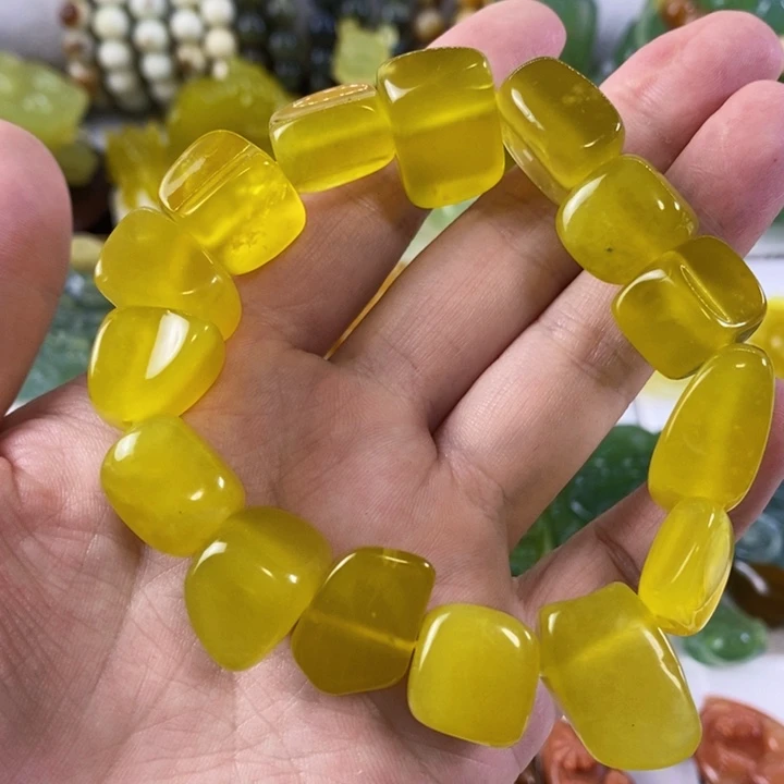 未镶嵌岫玉手链手串