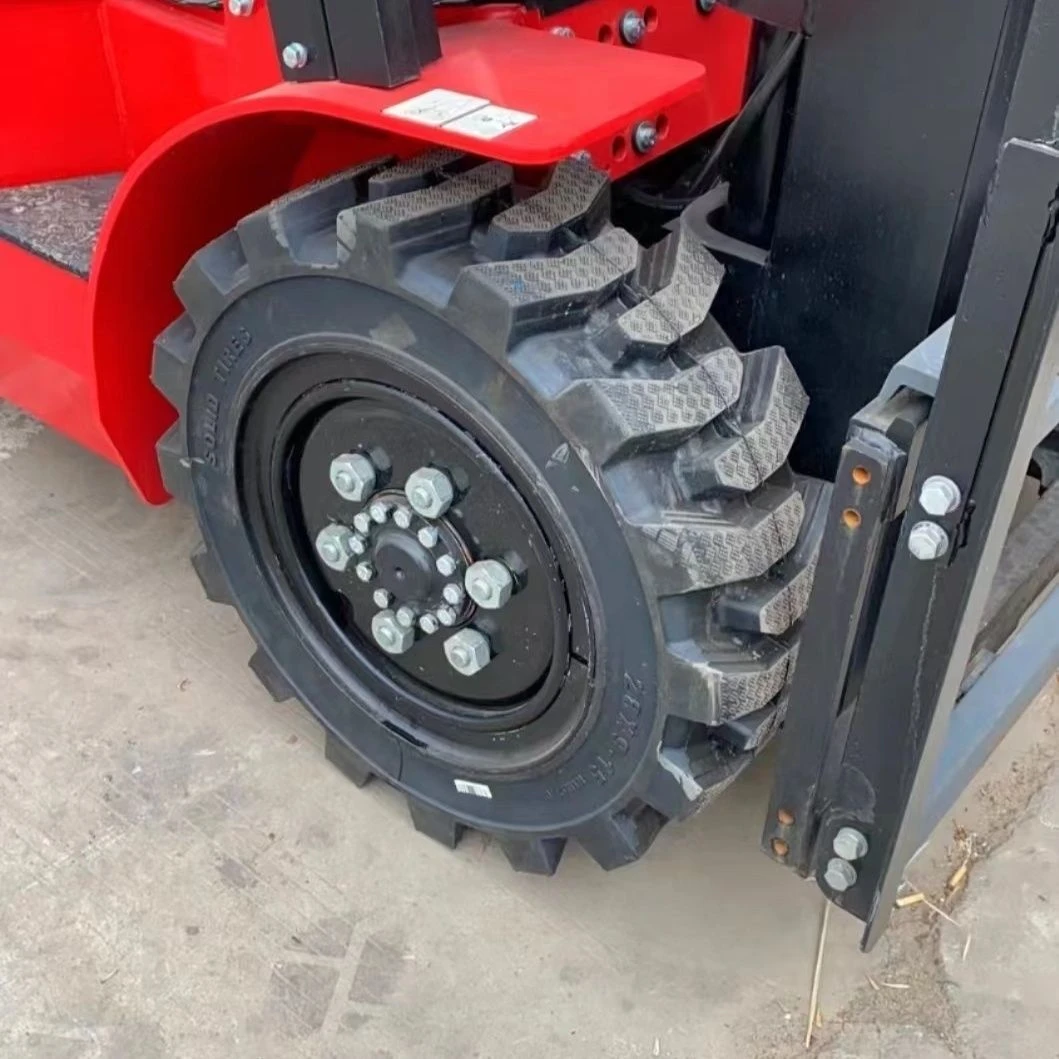 28-9-15越野型实心胎,叉车专用扫雪防滑耐磨