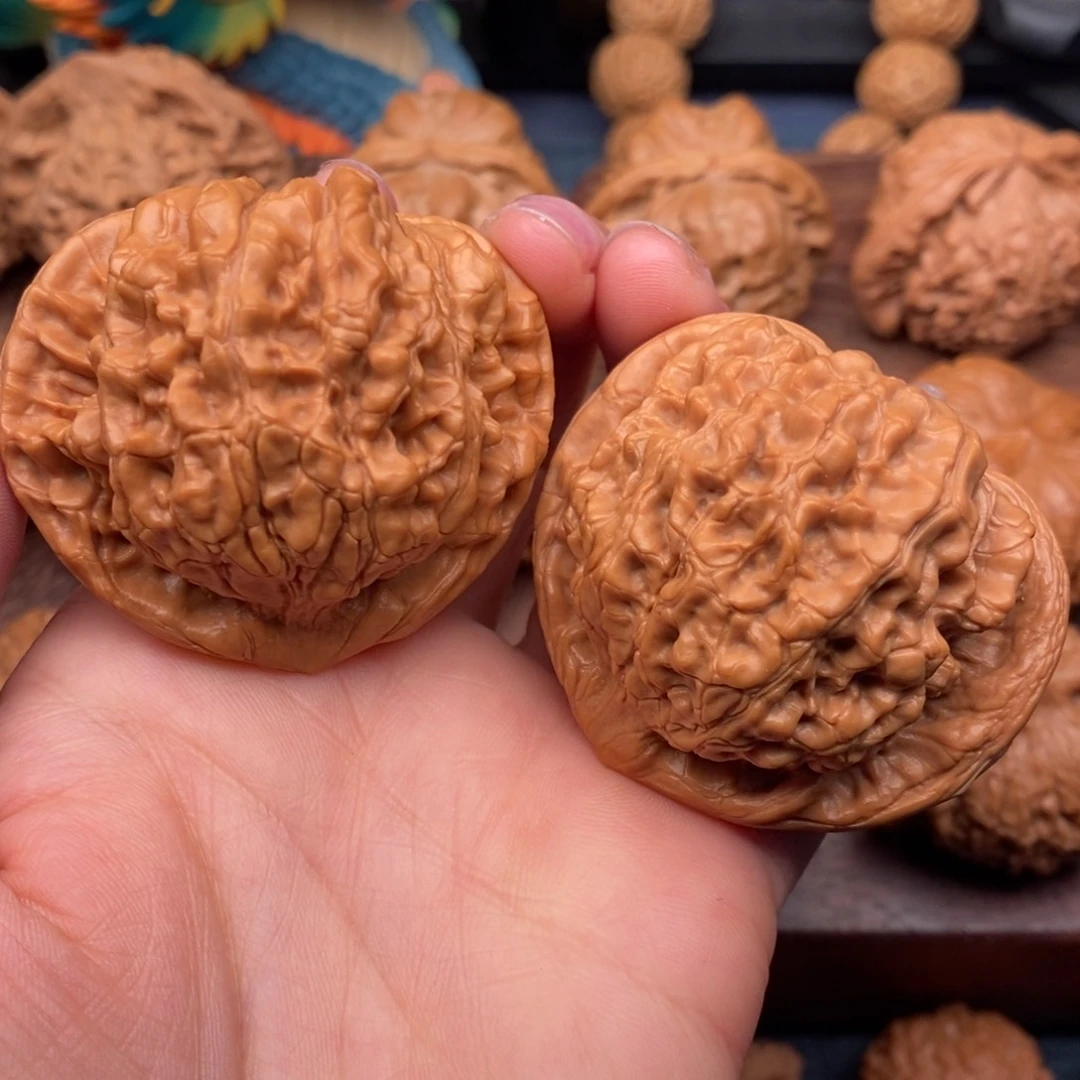 文玩核桃把件49精品官帽