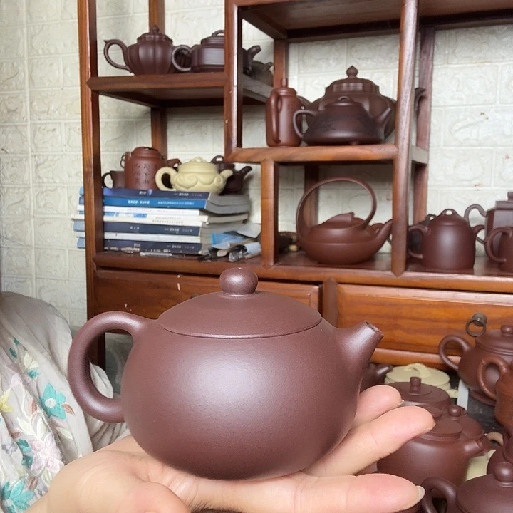 预***侠茶壶紫砂西施300cc半手工