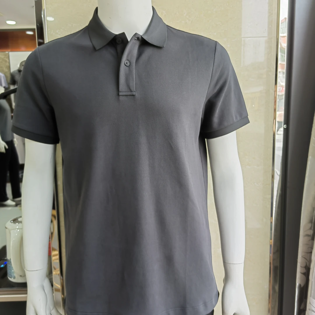 夏季男短袖呼吸棉商务休闲Polo衫常规款宽松型常规