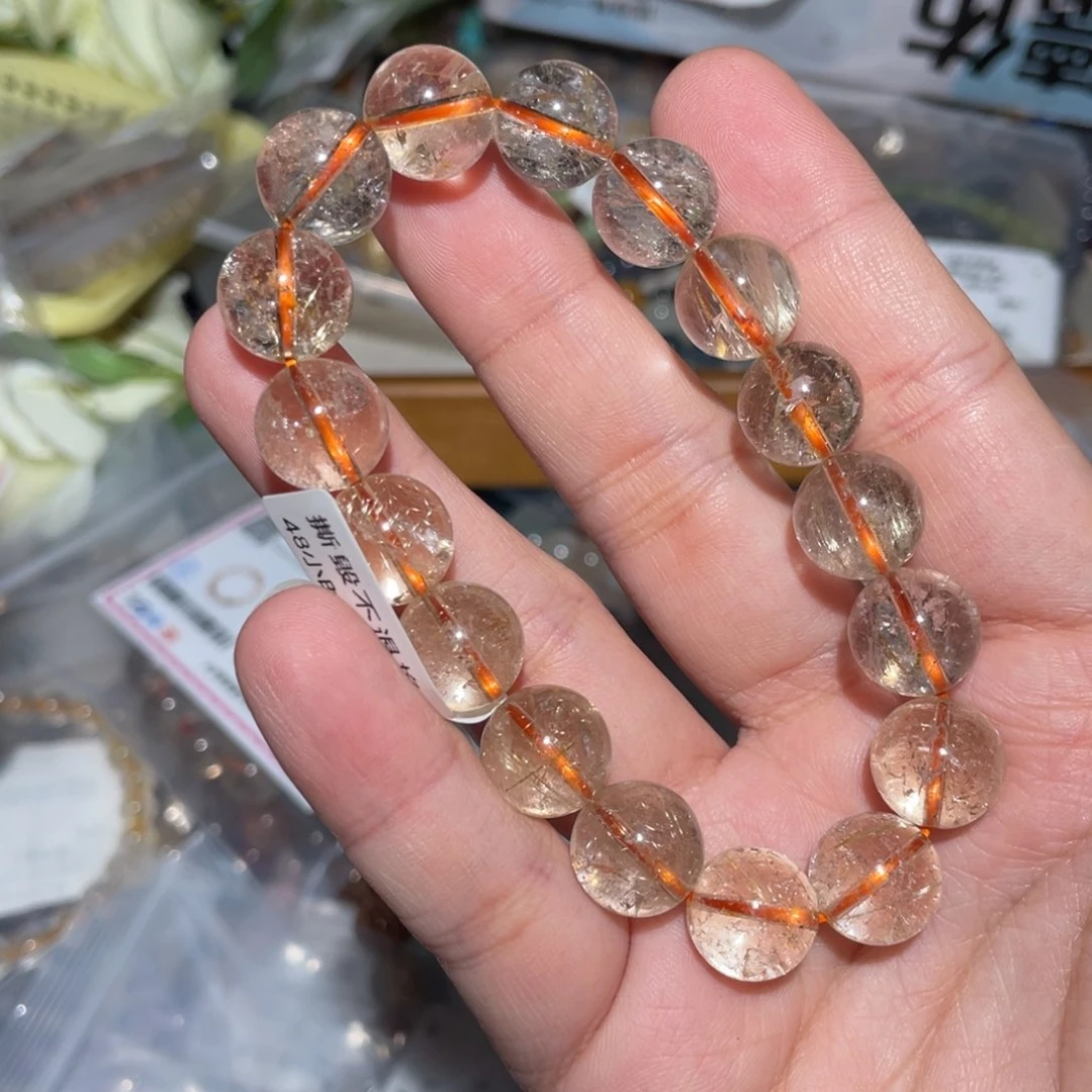 水晶手链未镶嵌是****！手链