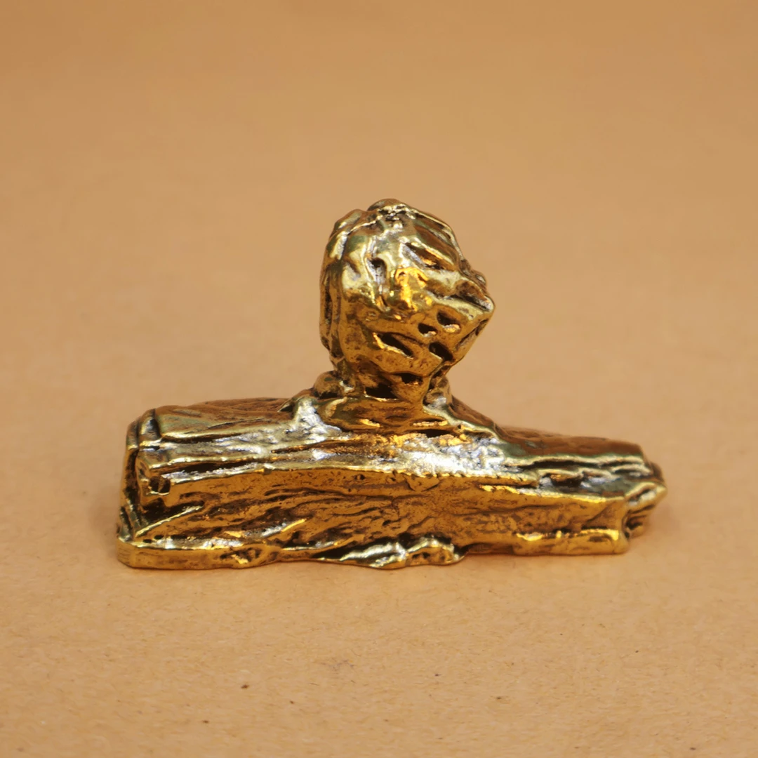 黄铜青年毛主席铜像长沙橘子洲头铜塑工艺品办公室家居桌面摆件