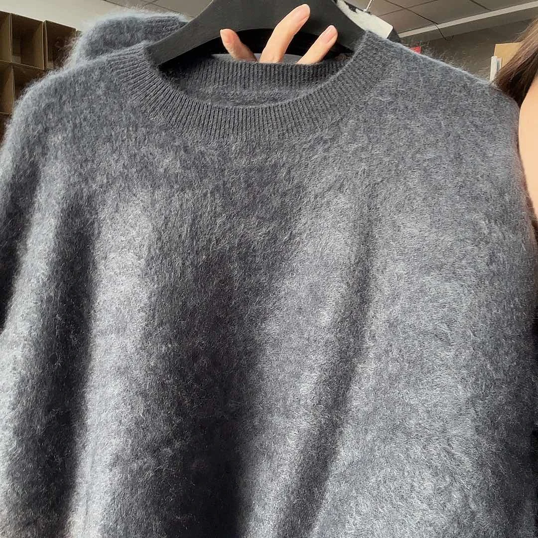 百分百山羊绒女大象灰