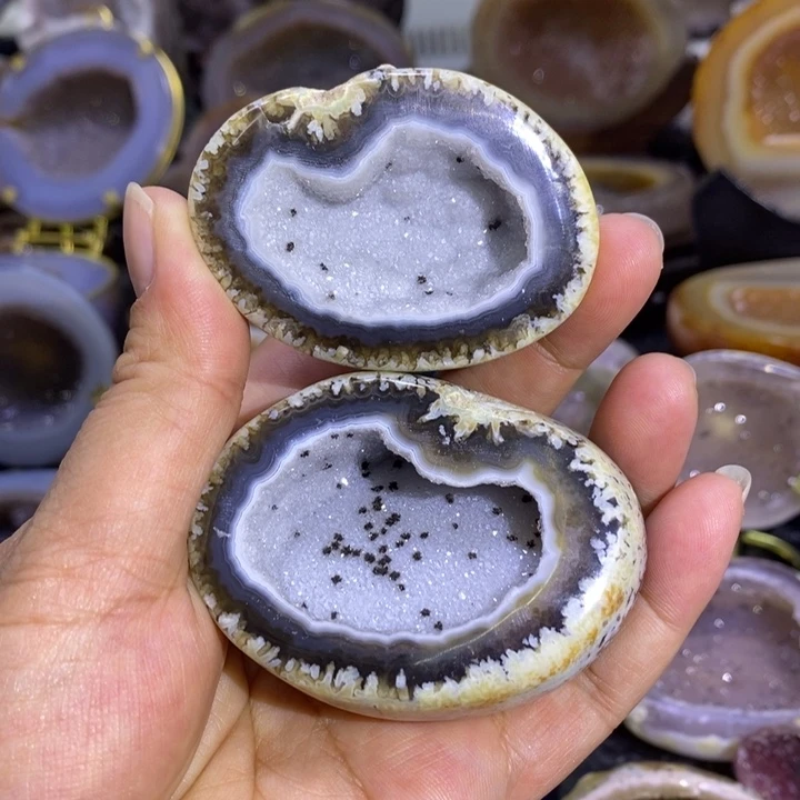 未镶嵌珠宝半成品水晶雪景盆