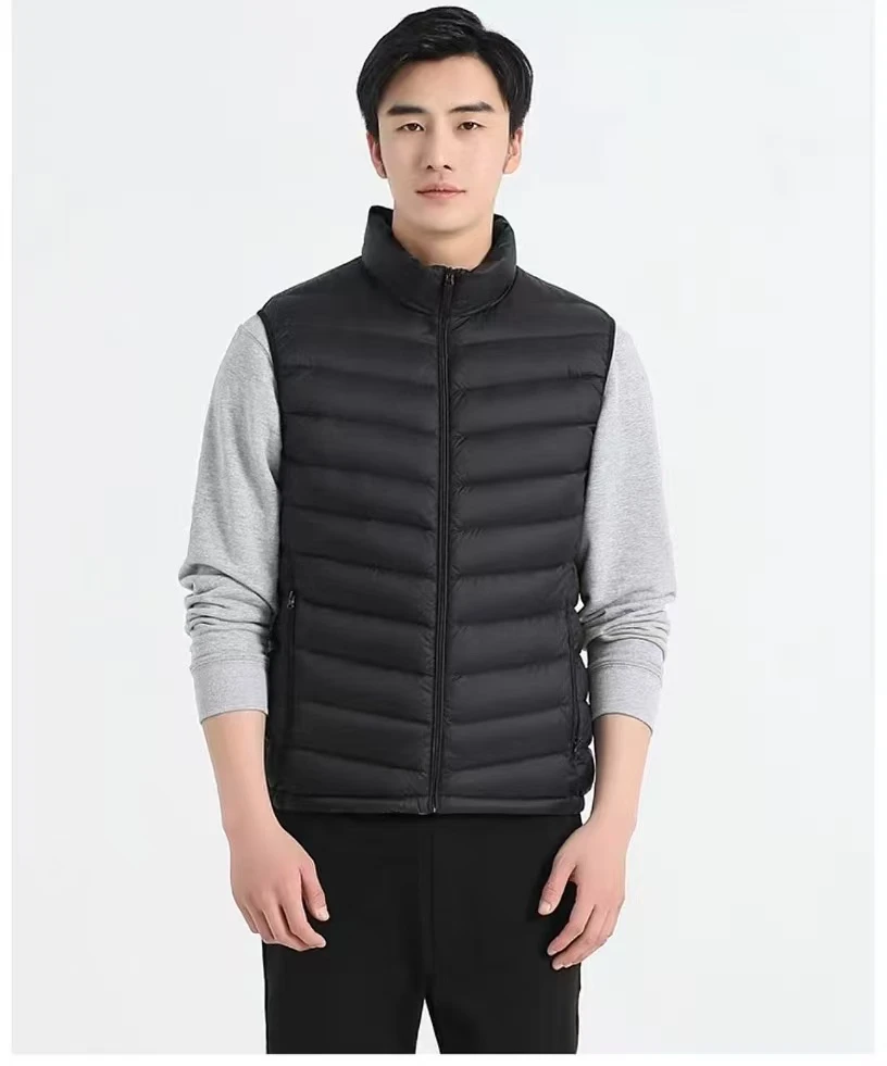 新款男士棉服马甲立领休闲时尚秋冬保暖