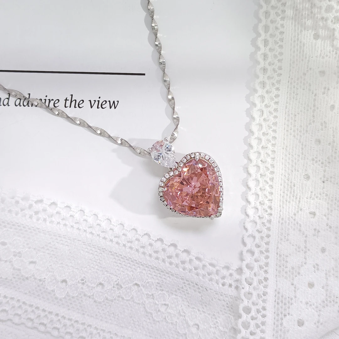 合金合成锆石项链 LL7ZSS-31033 时尚气质项链简约欧美小众