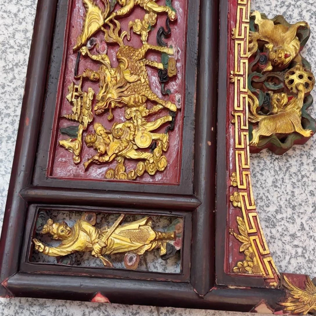 香榧木龙****}木雕摆件创意