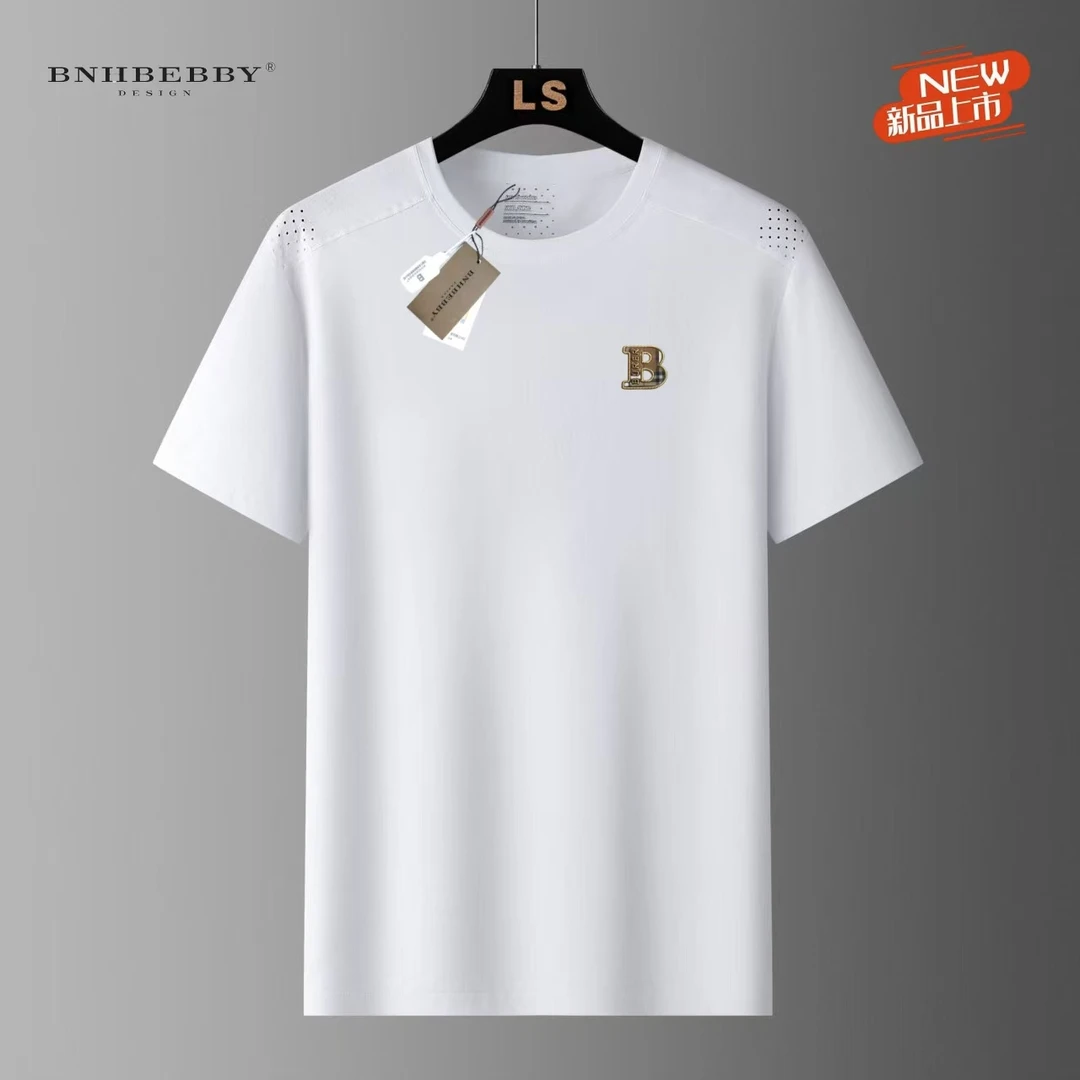 【巴家专柜】夏季圆领短袖休闲男士T恤宽松薄款3333