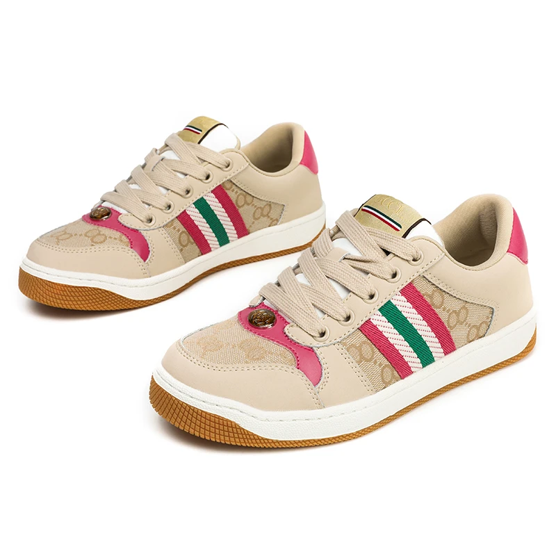 【高端定制】女生时尚潮流百搭透气低帮休闲运动鞋6765