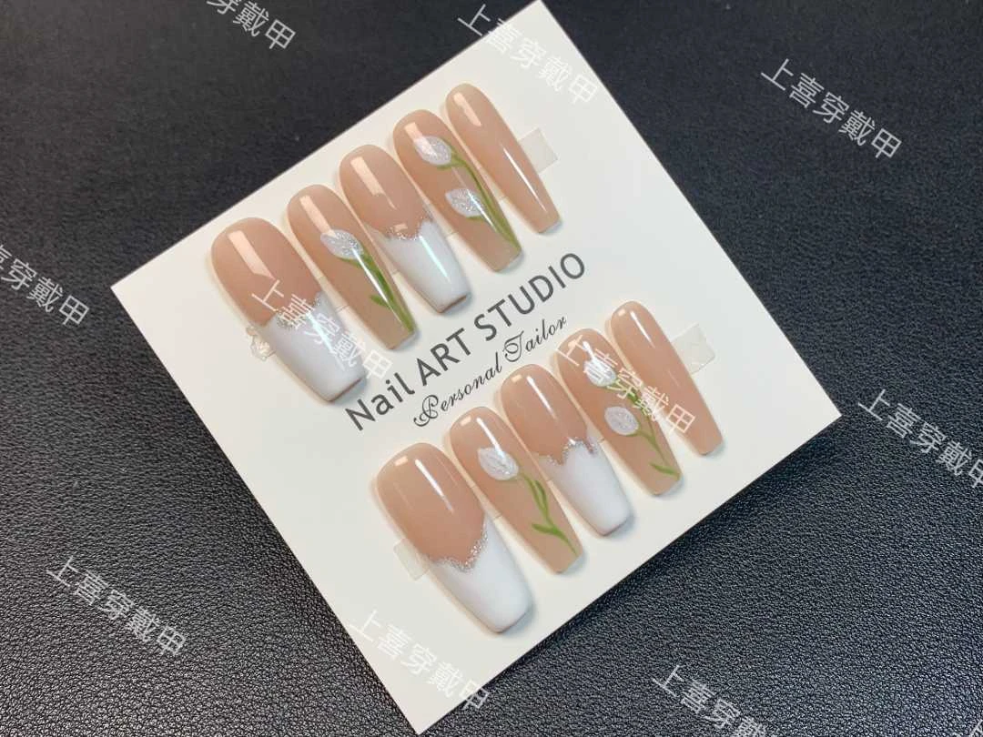 【郁见】法式 纯手工显白穿戴甲