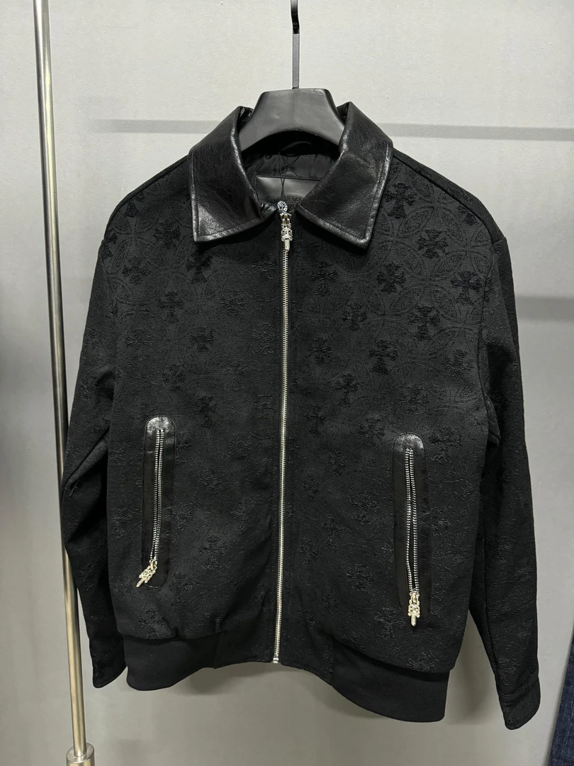 【2020】领口贴皮2024秋冬潮流新款百搭衬衫外套（男女同款）