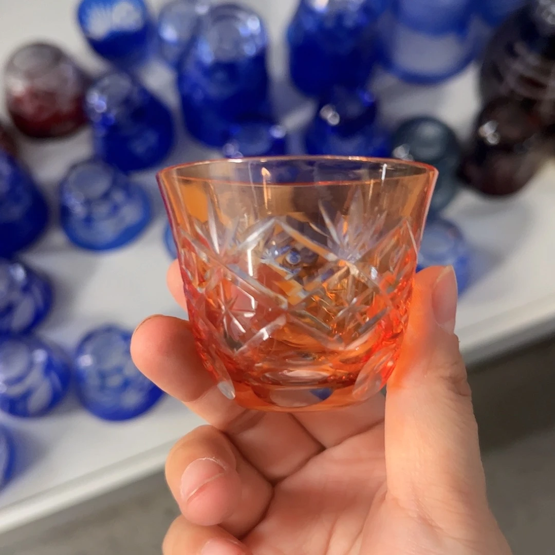 十***水晶玻璃高脚款微瑕一个