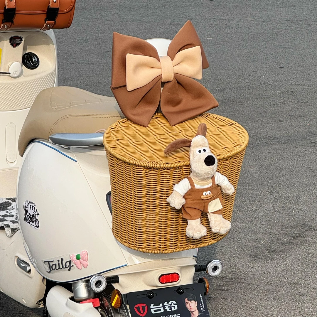 电动车筐后尾篮前后置通用收纳杂物神器创意电动摩托多功能置物兜