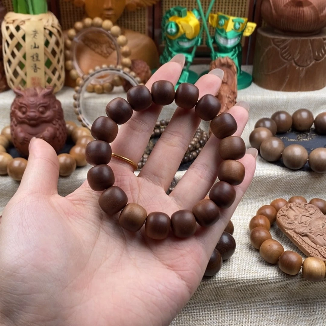 手串/手链檀香木迈索尔，老山檀香，奶香13.14