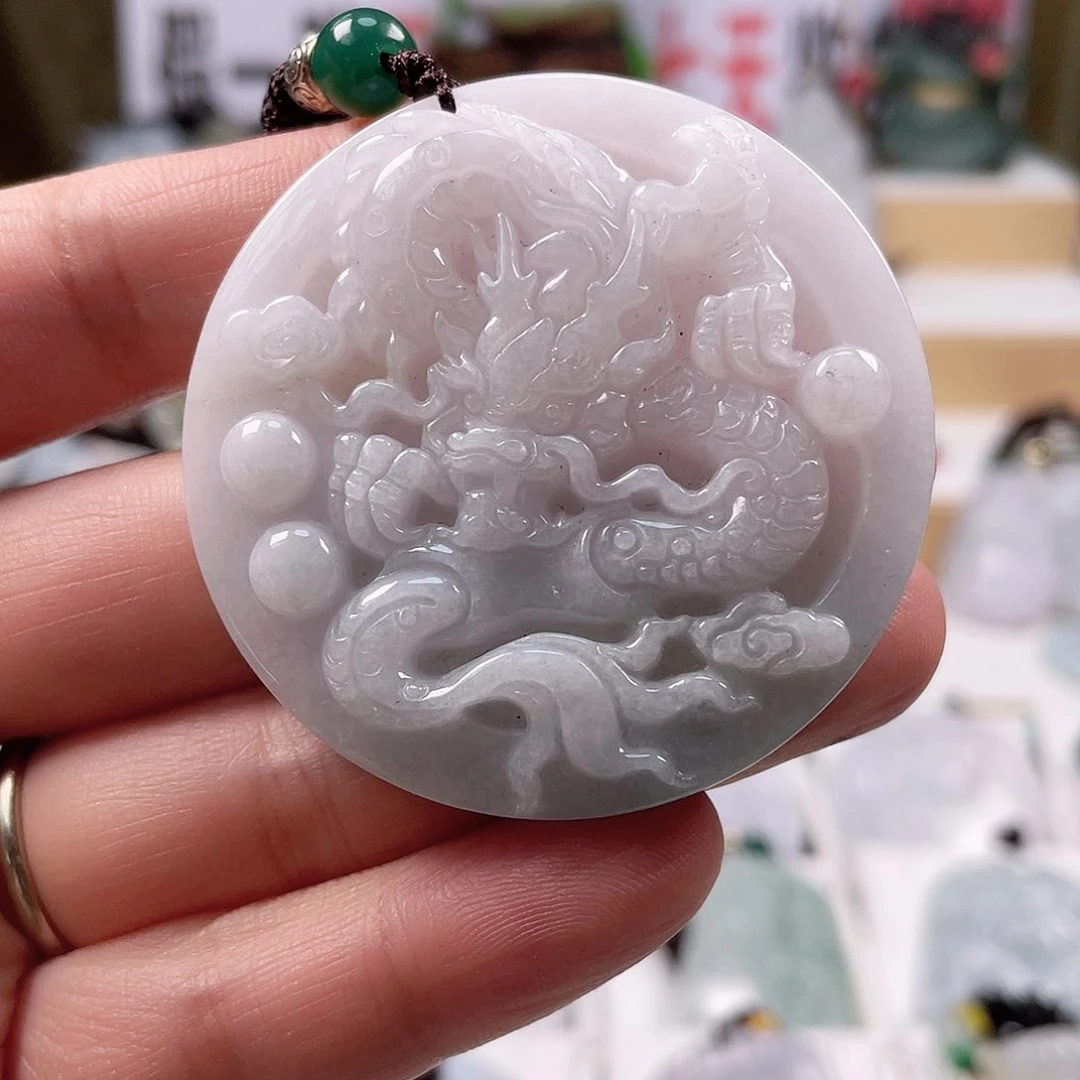 翡翠颈饰未镶嵌0548挂件