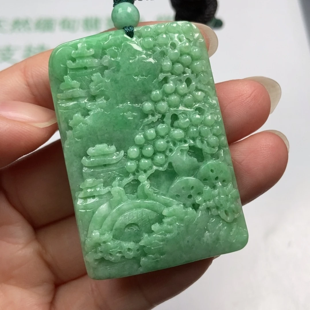 翡翠未镶嵌颈饰翡翠