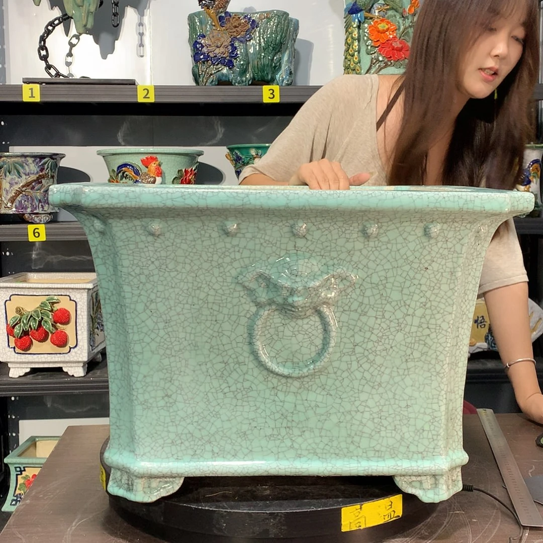 喜***家高温烧制石湾盆花盆