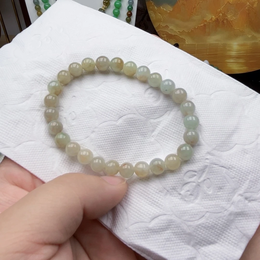 未镶嵌手链翡翠手串