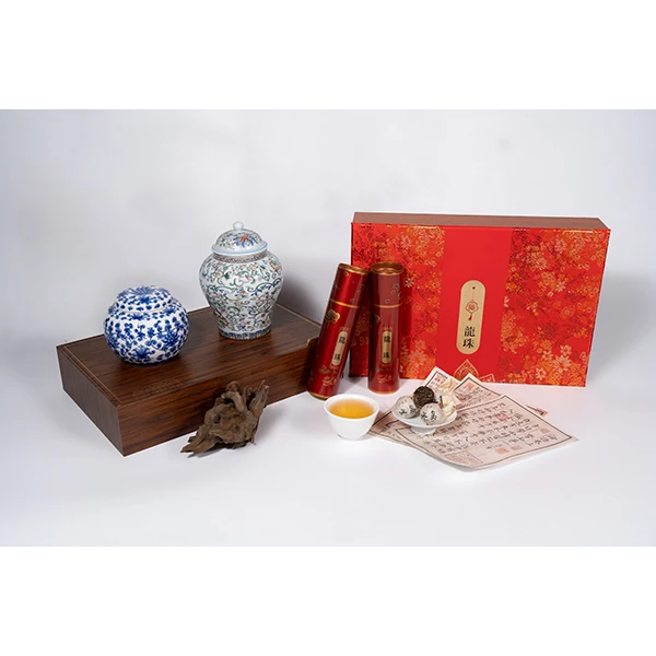 冰岛龙珠生普洱茶礼盒装回甘好喝端午节日送礼佳品