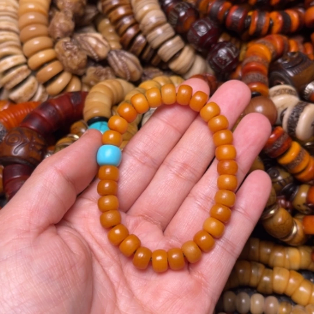 【闪购商品】牛骨手串/手链牛骨8×6×28颗