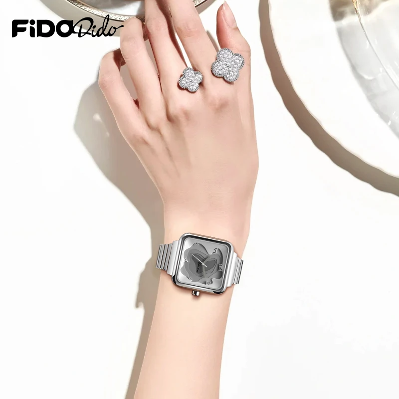 FidoDido【官方正品】七喜原创高级潮流时尚设计休闲石英手表FD2352