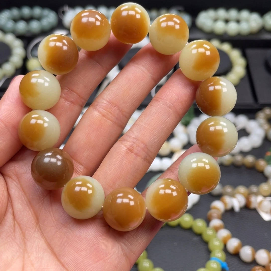 和田玉未镶嵌手链