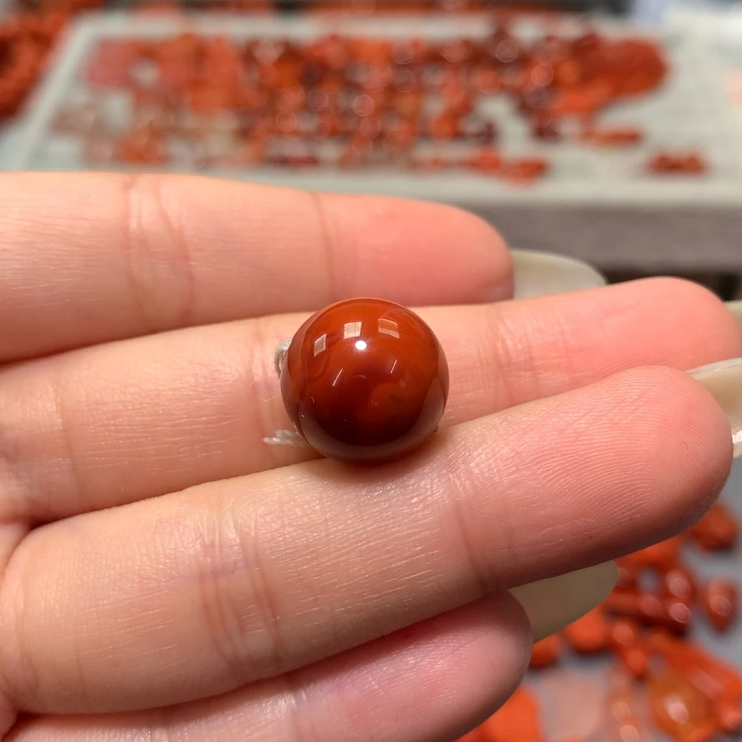 【闪购商品】南红玛瑙圆珠13+未镶嵌