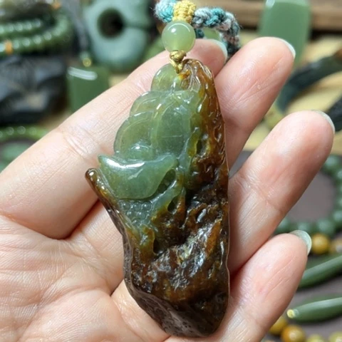 岫岩河磨玉（透闪石质玉）未镶嵌挂件