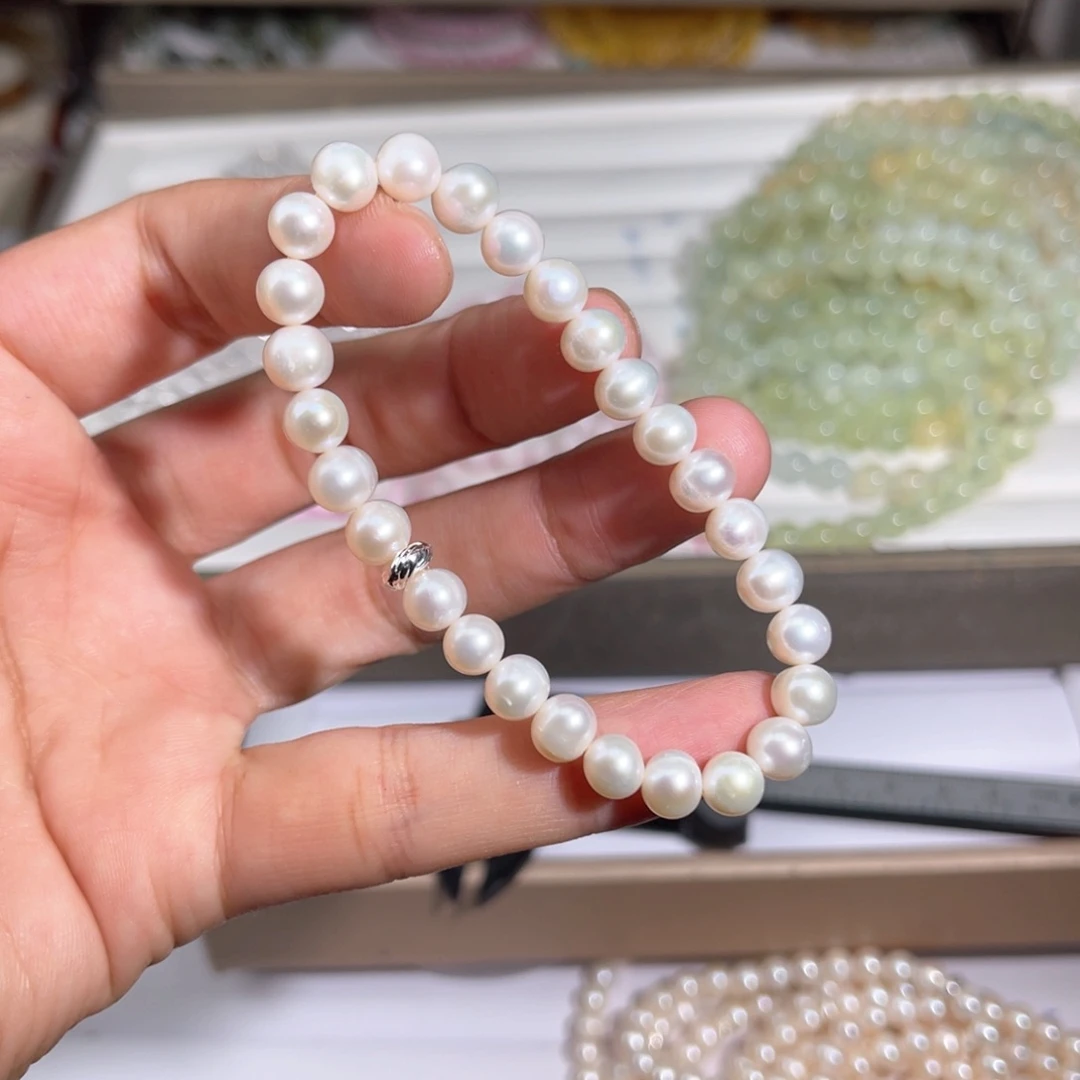 水晶手链未镶嵌珍珠028