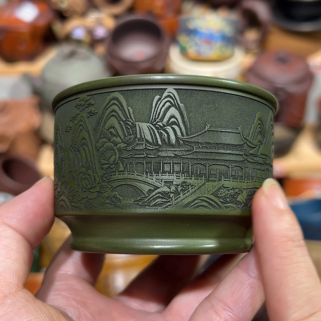 紫砂茶杯宜兴紫砂主人杯