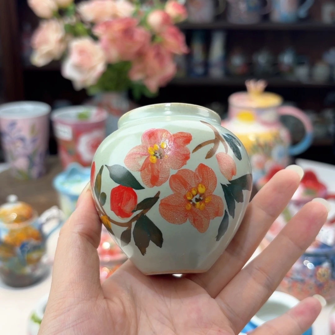 景德镇手绘高温釉下彩陶瓷茶具