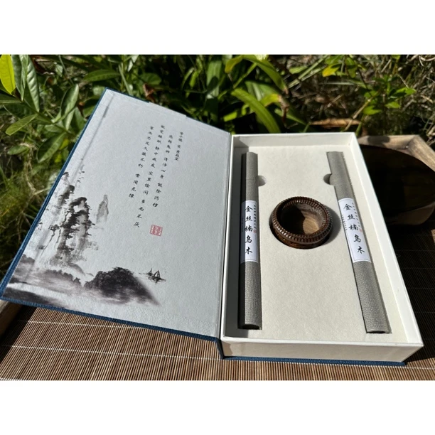 金丝楠木长香香插套装