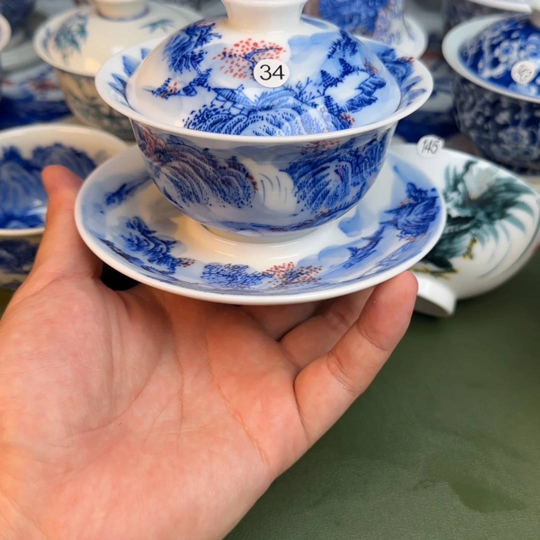 彦祖纯手工手绘茶具34