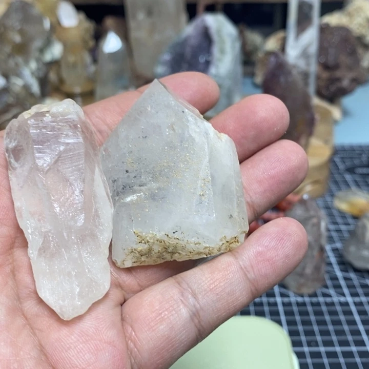 水晶水晶柱未镶嵌